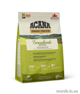 Сухой корм для собак Acana Grasslands Recipe (Акана Гресленд) 0,340 кг. 1964505 фото
