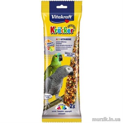 Крекер для крупных попугаев Vitakraft "Kracker Original Multi-Vitamin" 2 шт. (мультивитамин) 1438434 фото