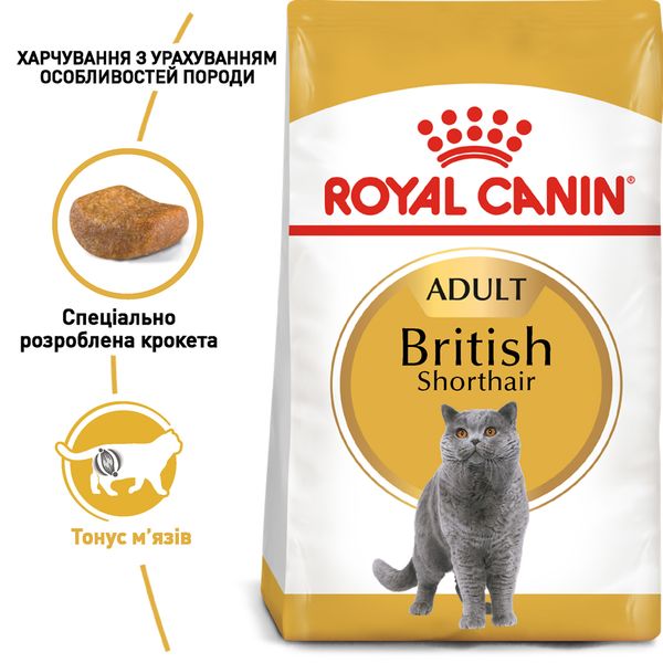 Royal Canin (Роял Канін) сухий корм для котів та кішок British Shorthair 0,4 кг. RC 2557004 фото