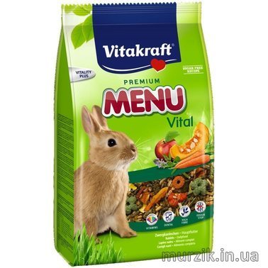 Корм для кроликов Vitakraft Menu 1 кг 1438560 фото