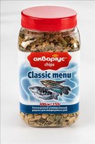 Корм для рыб Аквариус Classic Menu - Chips (Чипсы) 150 г 41645869 фото