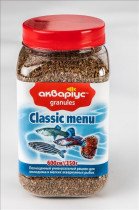 Корм для рыб Аквариус Classic Menu - Granules (Гранулы) 350 г 41645715 фото