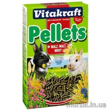Корм для кроликов Vitakraft PELLETS 1 кг 1438564 фото