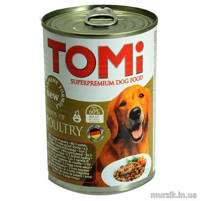 Влажный корм для собак Томи 3 вида птицы 0,4 кг 8746907 фото