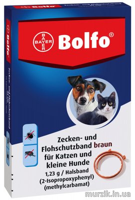 Ошейник Bolfo от блох и клещей для котов и мелких пород собак 35 см 1711768 фото